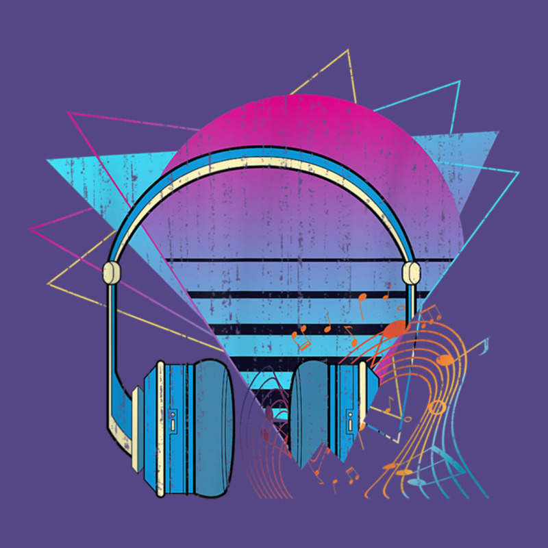 80s Art Vaporwave Aesthetic Headphones Synthwave Retro Music Classic Basic T-shirt | Artistshot