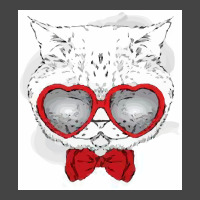 Cat Tie Glasses Poster Hippie Basic T-shirt | Artistshot