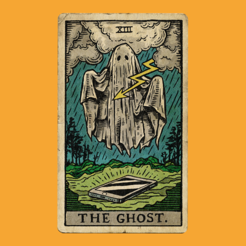 The Ghost Tarot Card Basic T-shirt | Artistshot