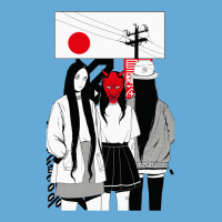 Japanese Urban Vaporwave Style Samurai Girls Basic T-shirt | Artistshot