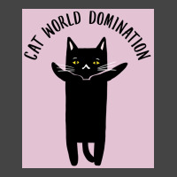 Cat World Domination Poster Hipster Basic T-shirt | Artistshot