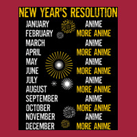 Funny Kawaii Anime Animation Love New Years Resolution 2022 Poster Gir Basic T-shirt | Artistshot