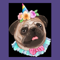 Cute Pug Dog Poster Aesthetic Basic T-shirt | Artistshot