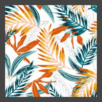 Trend Seamless Pattern Bright Tropical Leaves Plants  Nature Basic T-shirt | Artistshot