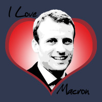 I Love Macron Fitted  80s Basic T-shirt | Artistshot