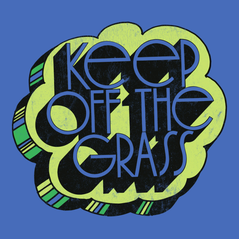 Keep Off The Grass 70s Retro Design Basic T-shirt | Artistshot