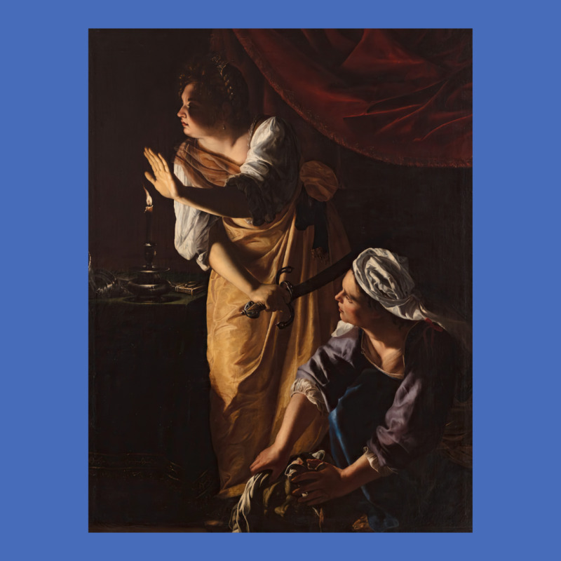 Artemisia Gentileschi   Judith And Her Maidservant With The Head Of Ho Basic T-shirt by apsnermutume | Artistshot