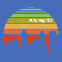 Trending Retro Minneapolis Minnesota Cityscape Basic Youth T-shirt | Artistshot