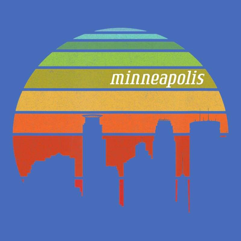 Trending Retro Minneapolis Minnesota Cityscape Basic Youth T-shirt | Artistshot