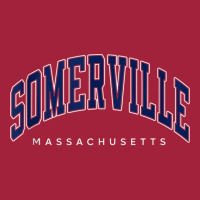 Somerville Massachusetts Ma Varsity Style Navy Text Tank Top Basic Youth T-shirt | Artistshot