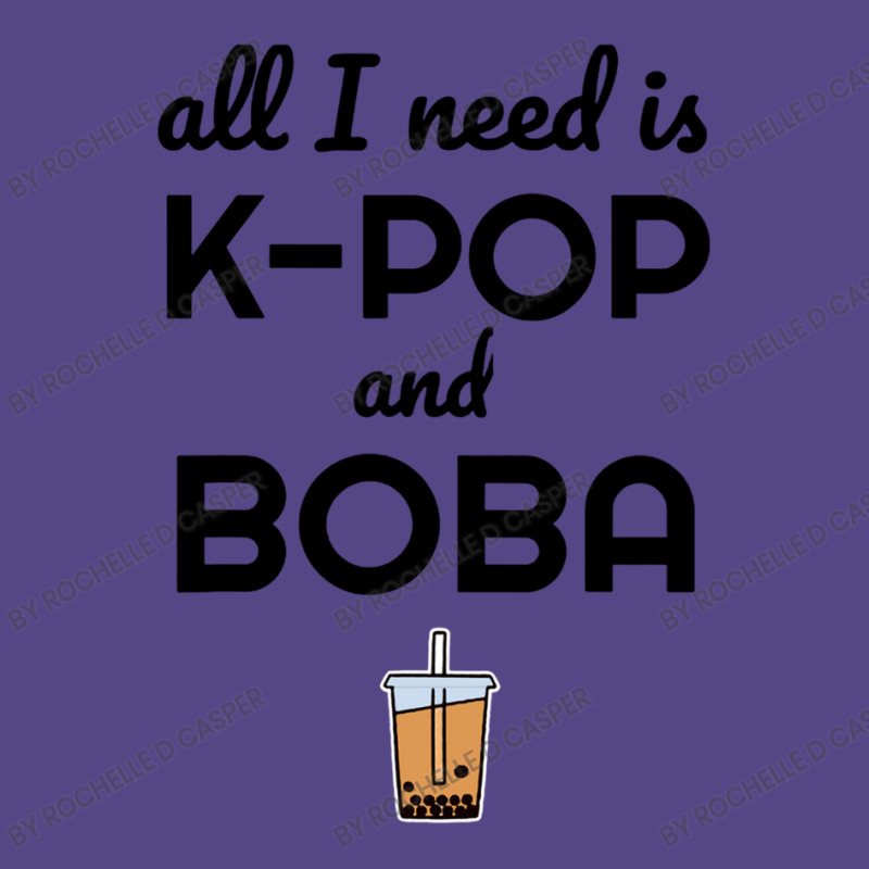 All I Need Is K Pop And Boba Bubble Tea Funny Basic T-shirt | Artistshot