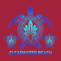 Vintage Clearwater Beach Florida Blue Sea Turtle Souvenirs T Shirt Basic T-shirt | Artistshot