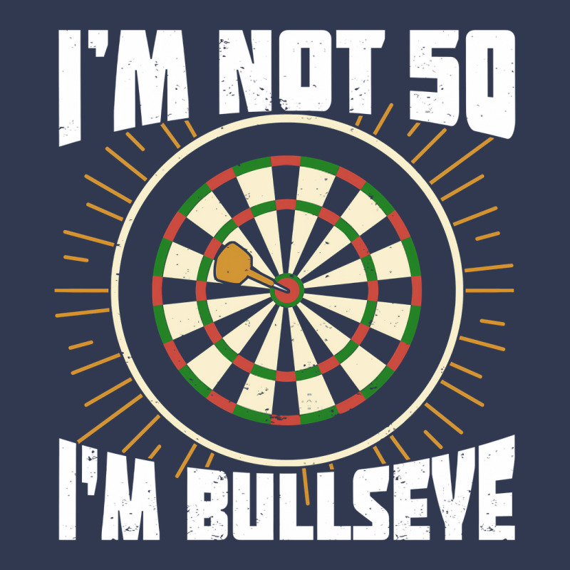 Im Not 50 Im Bullseye Darts Player Birthday Gift Basic T-shirt | Artistshot