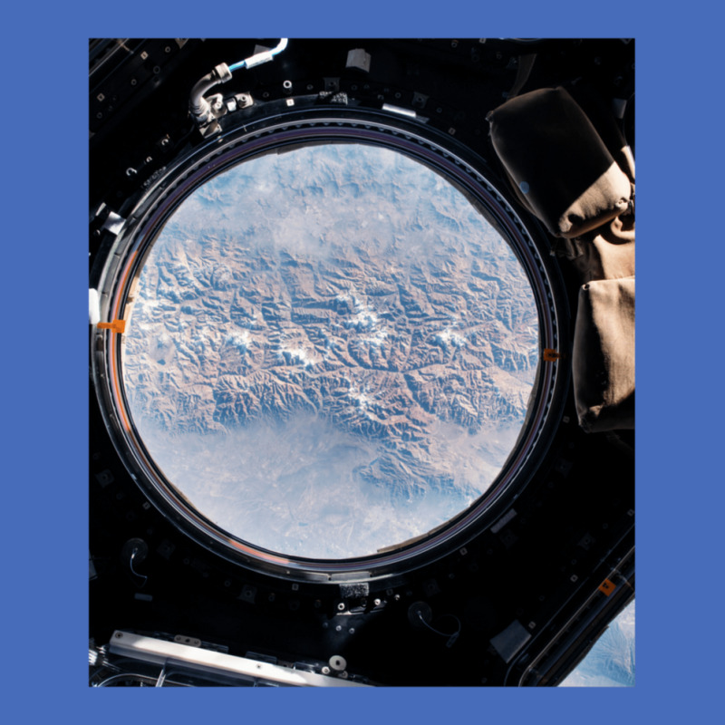 The Earth View From The Cupola Onboard The International Space Station Basic T-shirt | Artistshot