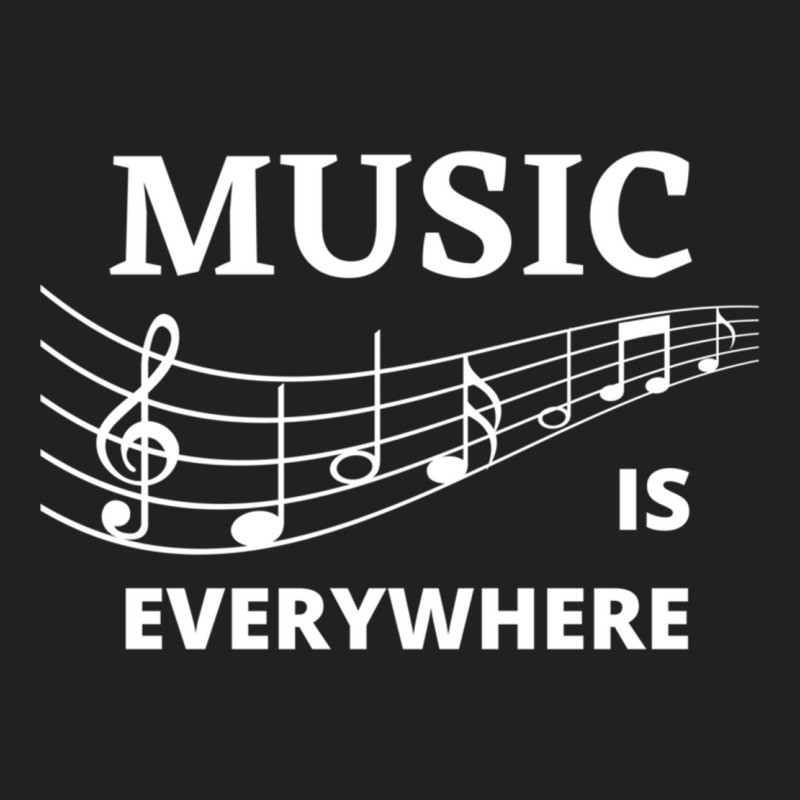 Music Is Everywhere Essential Basic T-shirt | Artistshot