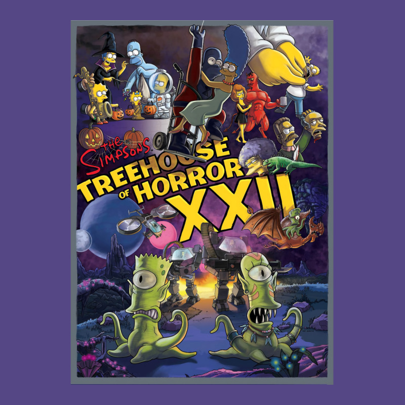 Treehouse Of Horror Xxii Basic T-shirt by snickshreefd | Artistshot