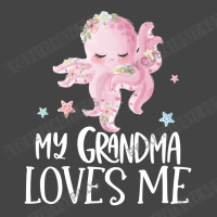 Pink Octopus My Grandma Loves Me Basic T-shirt | Artistshot