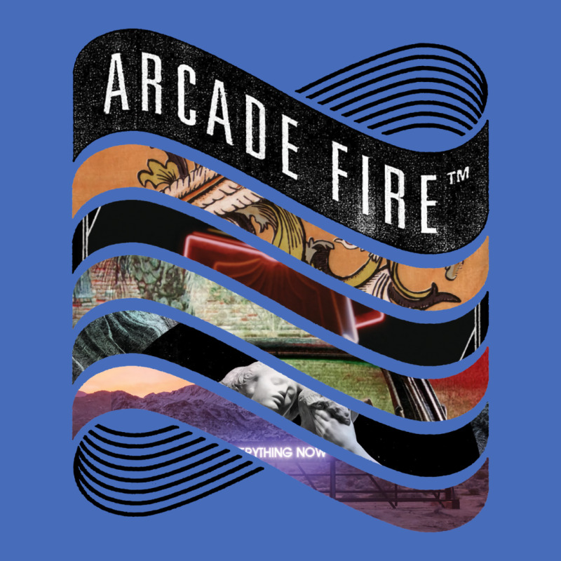 Arcade Fire   Discography Basic T-shirt by chiarimagke | Artistshot