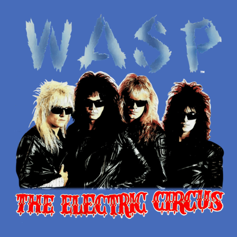 Wasp 1987 The Electric Circus Tour Concert Classic  Nostalgia Yellow Basic T-shirt | Artistshot