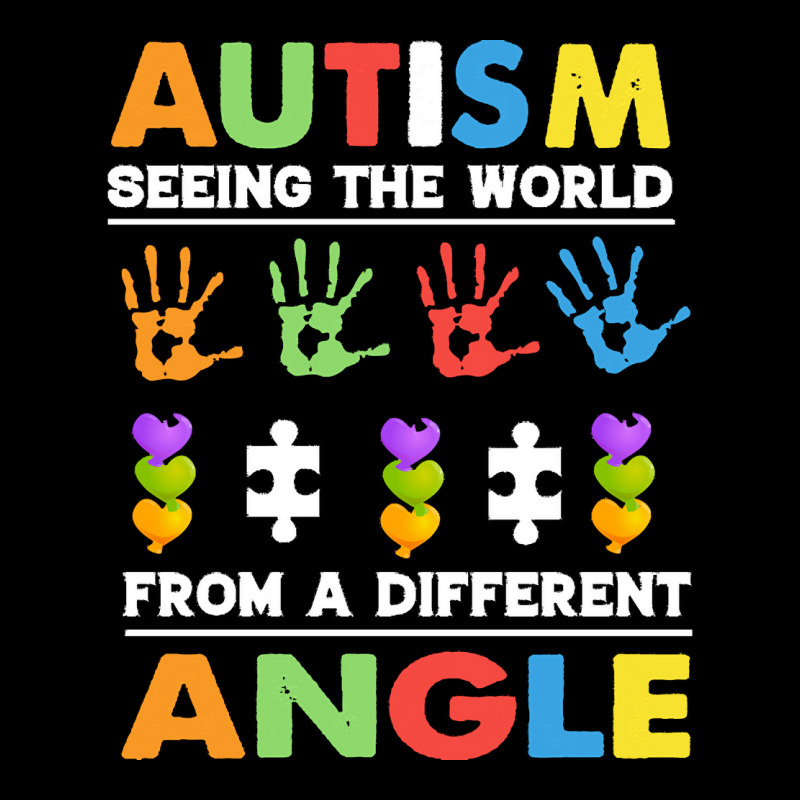 Autism Awareness Month T  Shirt Funny Autism Awareness Seeing The Worl Long Sleeve Shirts by joanie38206 | Artistshot