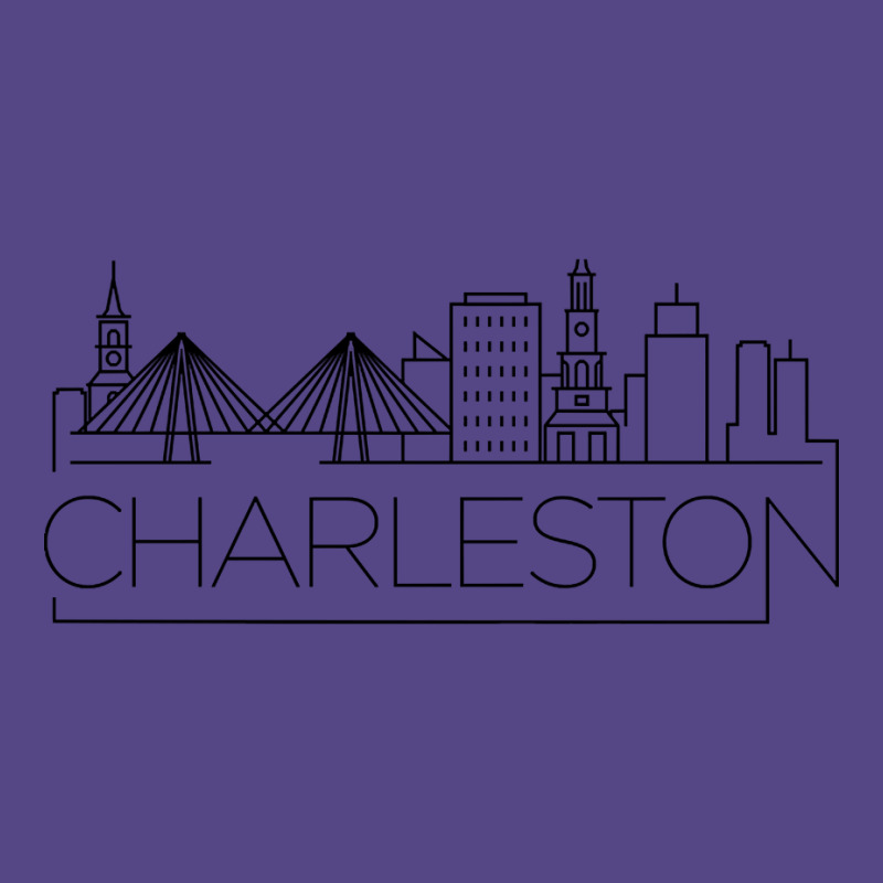 Trending Charleston Minimal Skyline Basic T-shirt by Jerhogen528 | Artistshot