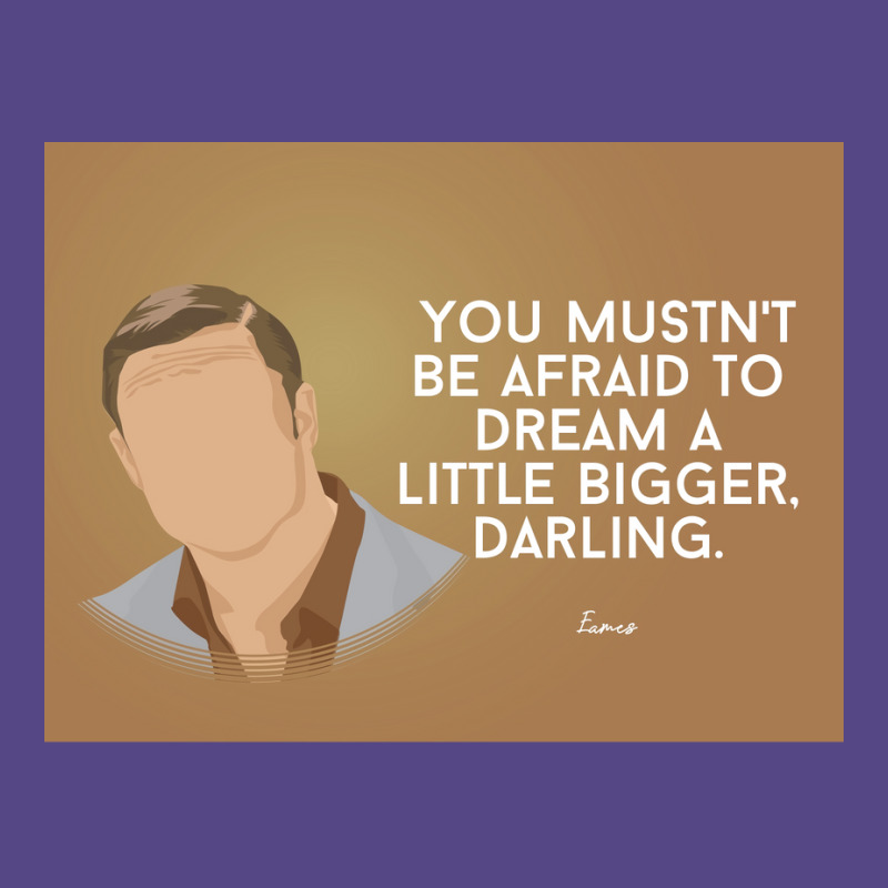 You Mustnx27t Be Afraid To Dream A Little Bigger Darling Minimalist Tv Basic T-shirt | Artistshot