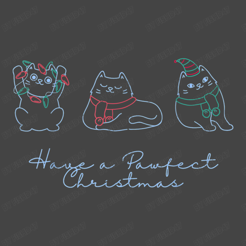 Cute Cats Have A Pawfect Christmas Light Cat Lovers Basic T-shirt | Artistshot