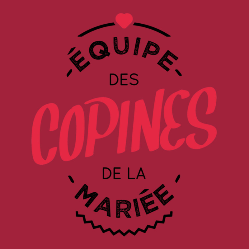 Equipe Des Copines De La Mariée Basic T-shirt | Artistshot