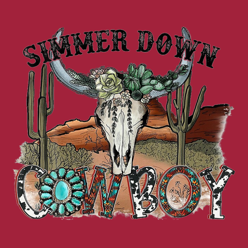 Western Country Cowgirl Simmer Down Cowboy Rodeo Horse Girl Basic Youth T-shirt | Artistshot