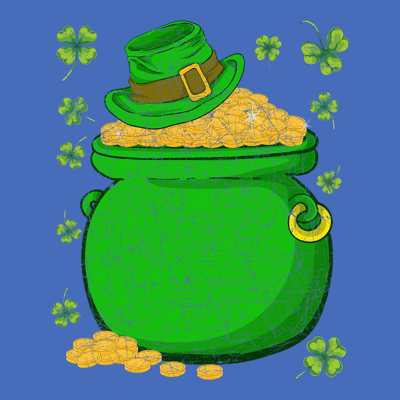 Ireland Leprechaun Hat Pot Of Gold Irish St Patricks Day Basic Youth T ...