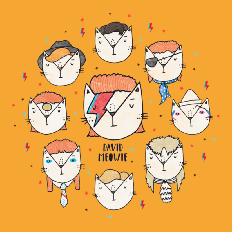 The 9 Lives Of David Meowie Basic T-shirt by CAMMIGRAHAM | Artistshot