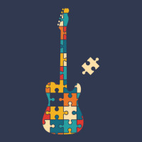 Retro Style Puzzle Tstyle Electric Guitar Silhouette Basic T-shirt | Artistshot