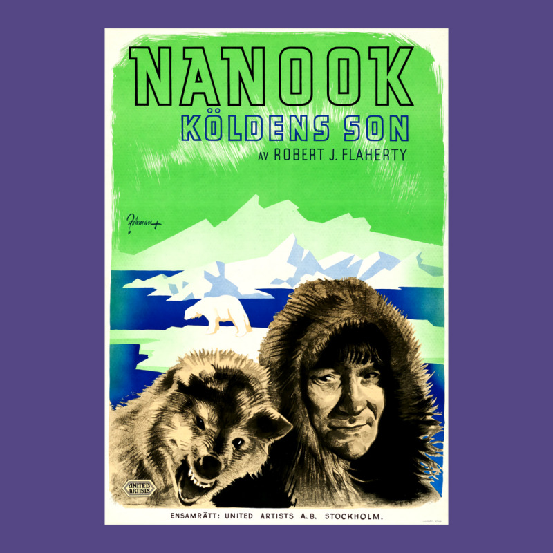 Nanook Of The North 1922  Robert J. Flaherty  Vintage Movie Poster Cla Basic T-shirt by doveriilskeh | Artistshot