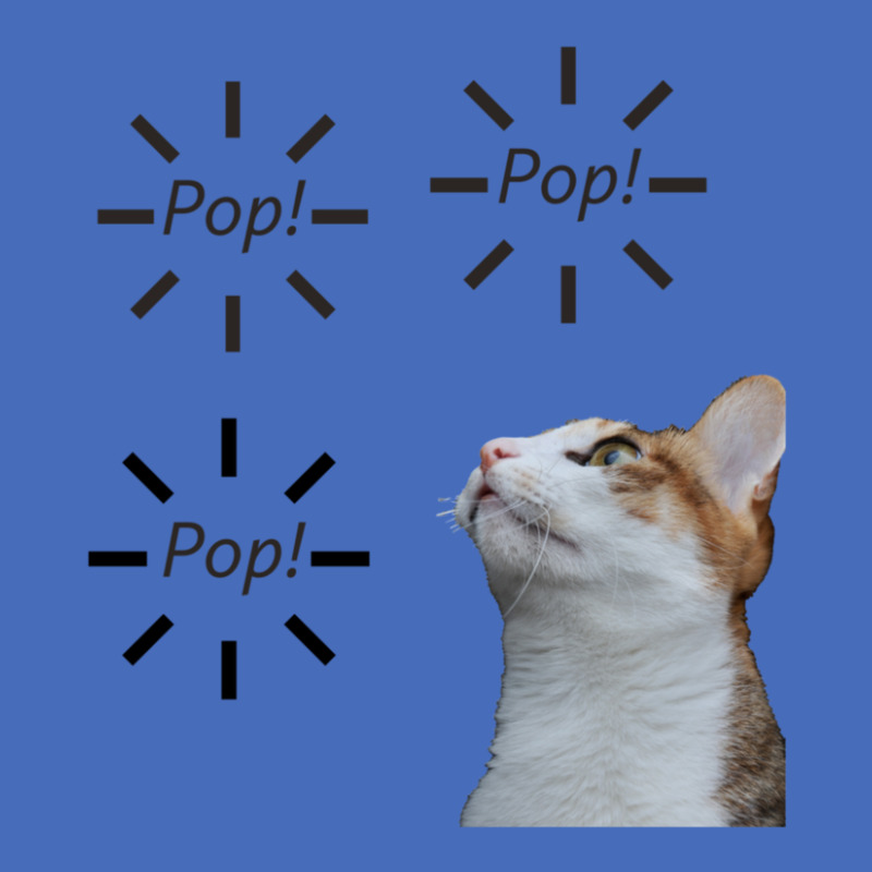 Pop Pop Pop Cat 4 Basic T-shirt | Artistshot