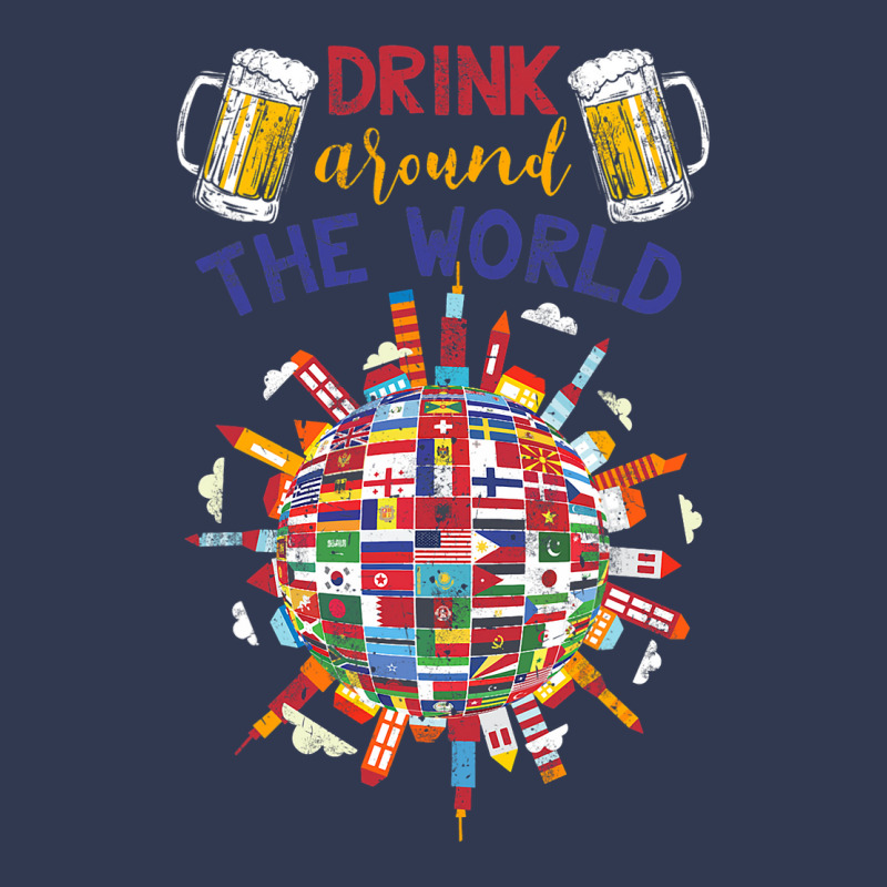 Funny Drink Around World Basic T-shirt | Artistshot