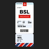 Mulhouse Boarding Pass Basic T-shirt | Artistshot