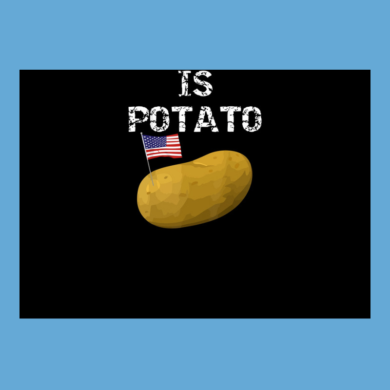 Is Potato As Seen On Late Night Television Poster Basic T-shirt | Artistshot