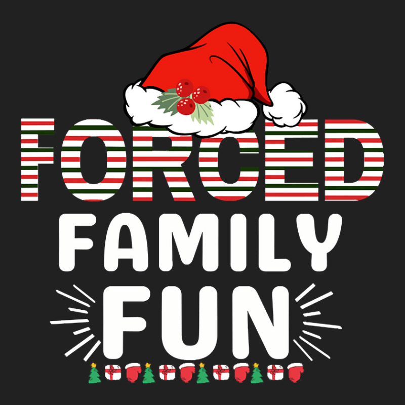 Forced Family Fun Matching Christmas Santa Costume Basic T-shirt by damagegerms19 | Artistshot