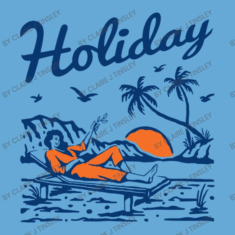 Holiday At The Beach Basic T-shirt by Claire J Tinsley | Artistshot