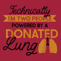 Powered By A Donated Lung   Lung Transplant T Shirt Basic T-shirt | Artistshot