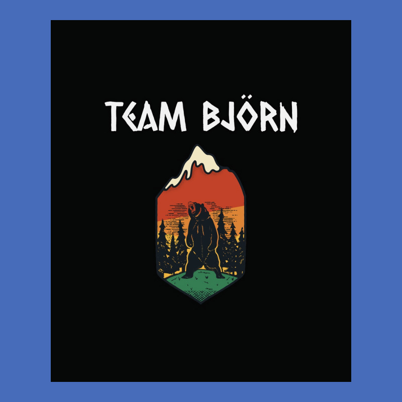 Viking Bear Team Bjrn Ironside  Blue 70s Basic T-shirt | Artistshot