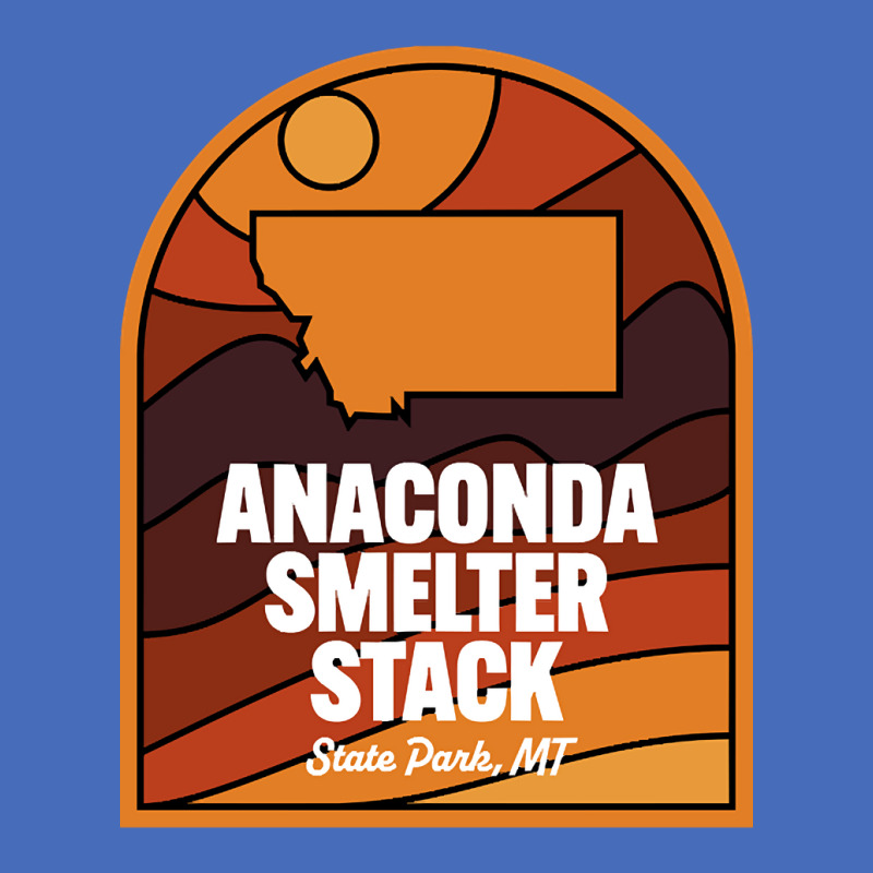 Anaconda Smelter Stack State Park Montana Basic T-shirt by kayakbetween30 | Artistshot