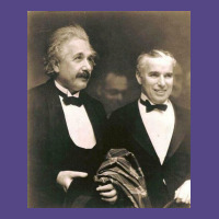 Elbert Einstein With Charlie Chaplin Basic T-shirt | Artistshot