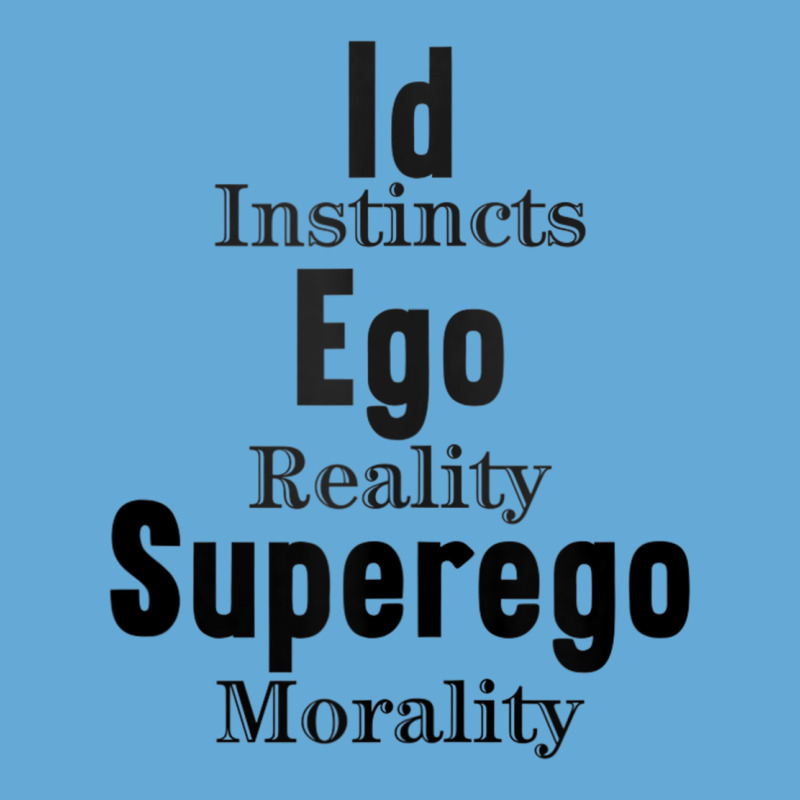 Id Ego Superego Instincts Reality Morality Funny Psychology Tank Top Basic T-shirt by nasson | Artistshot