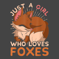 Just A Girl Who Loves Foxes Cute Wild Animal Women Gift Fox Basic T-shirt | Artistshot