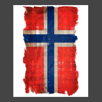 Vintage Norwegian Flag  Red Hippie Basic T-shirt | Artistshot