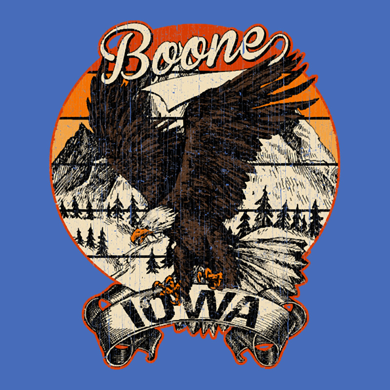 Boone Iowa Bald Eagle Retro Vintage Aesthetic Basic T-shirt | Artistshot