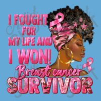 Breast Cancer Survivor I Won Black Woman Basic T-shirt | Artistshot