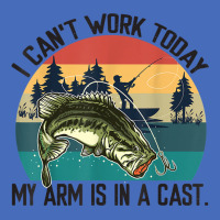 Mens I Can't Work Today, My Arm Is In A Cast, Fishing Vintage T Shirt Basic T-shirt | Artistshot