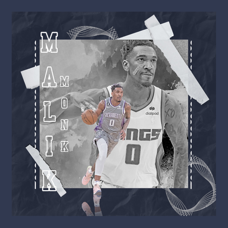 Malik Monk Basketball Paper Poster Kings 3 Basic T-shirt | Artistshot